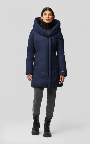 SOIA&KYO CAMELIA - Slim-Fit Classic Down Coat With Large Hood