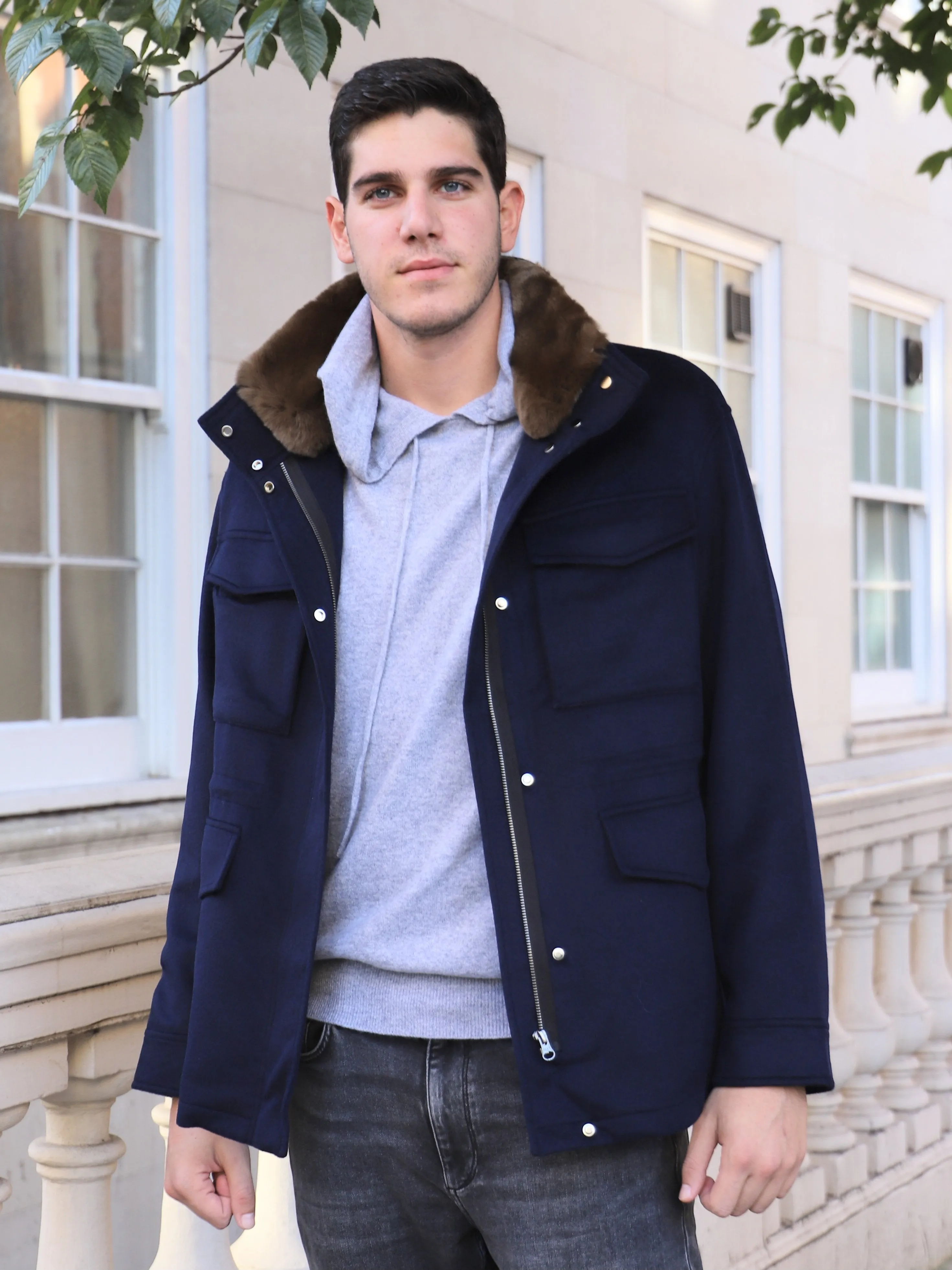 The Mayfair Men's Jacket Navy