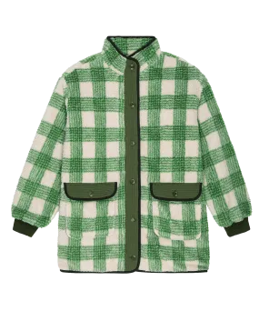 The Plush Mountaintop Coat. -- Alpine Plaid