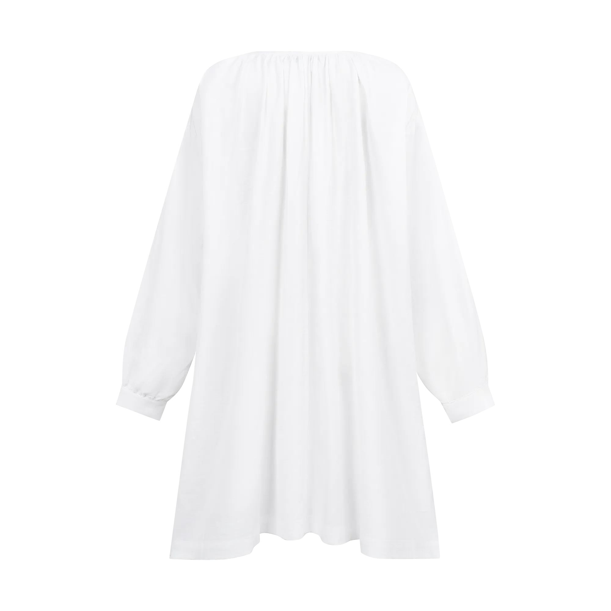 THE STROMBUS TUNIC-WHITE