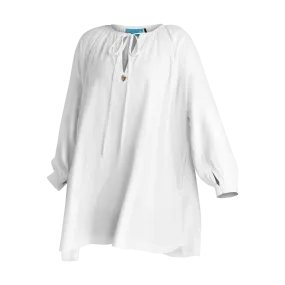 THE STROMBUS TUNIC-WHITE