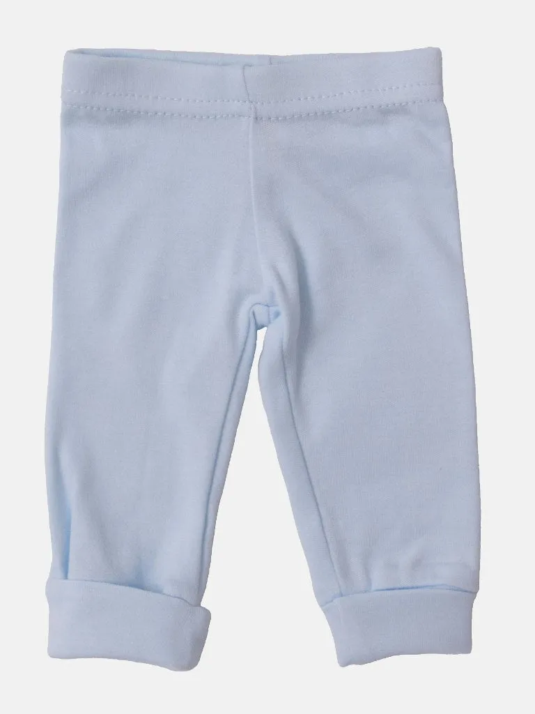 Tiny Baby Boy 4 piece set - Baby Blue