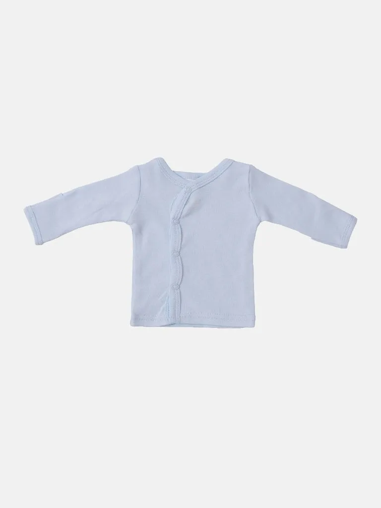 Tiny Baby Boy 4 piece set - Baby Blue