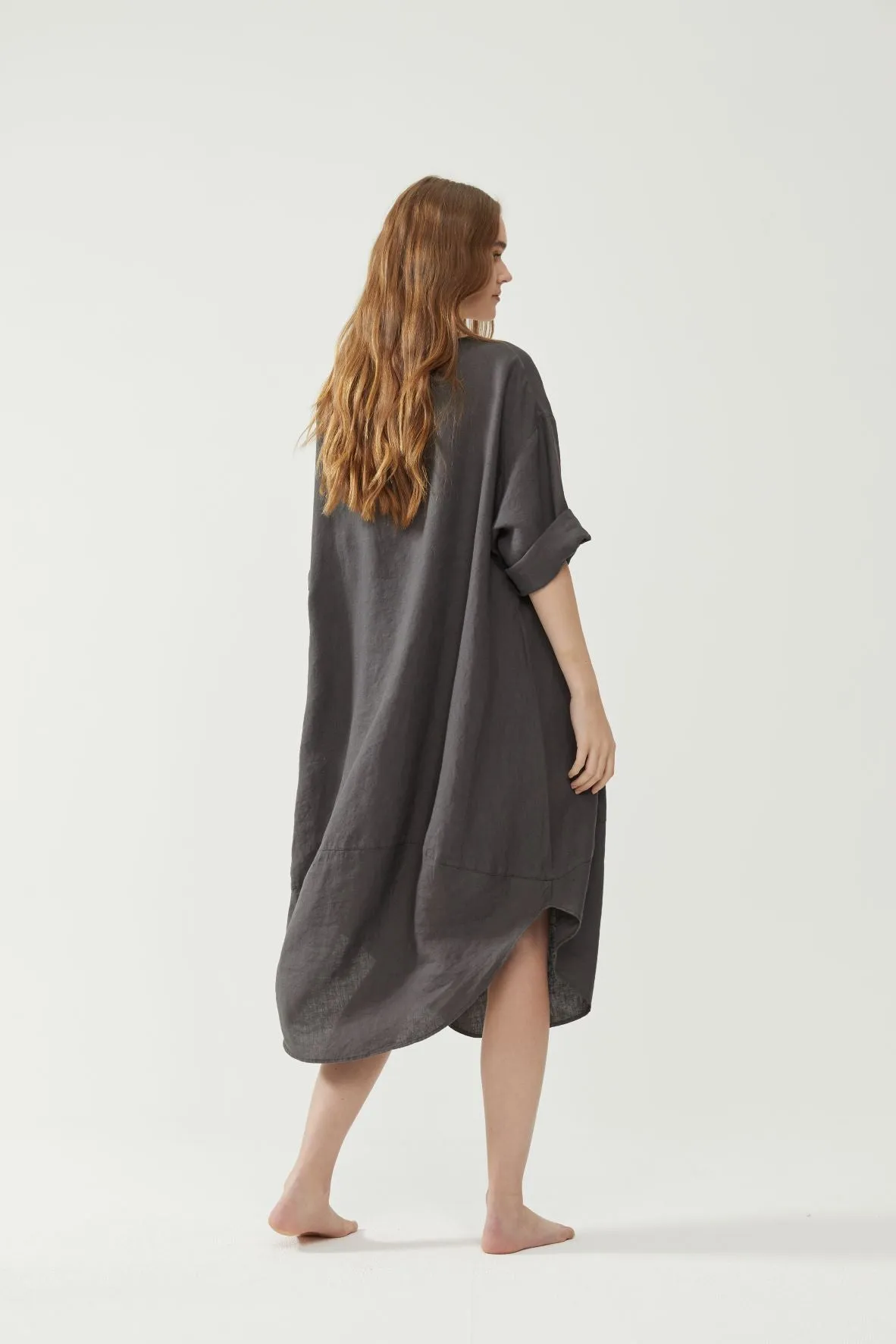 Tulip Dress Charcoal