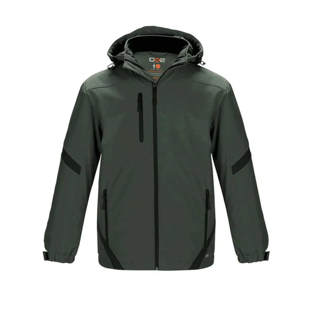 Typhoon - Men's Insulated Softshell Jacket w/ Detachable Hood