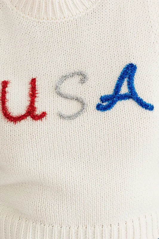 USA knit tank