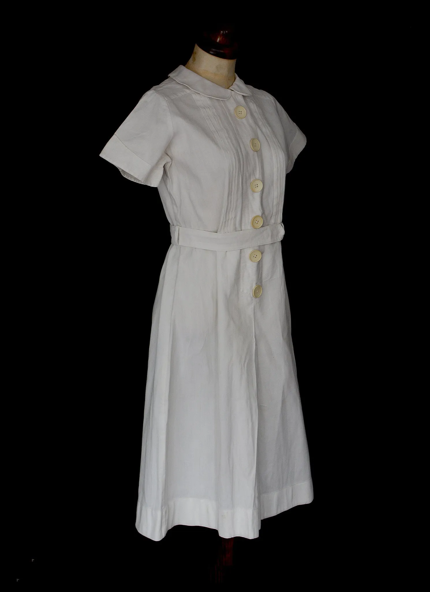 Vintage 1930s White Tennis Dress