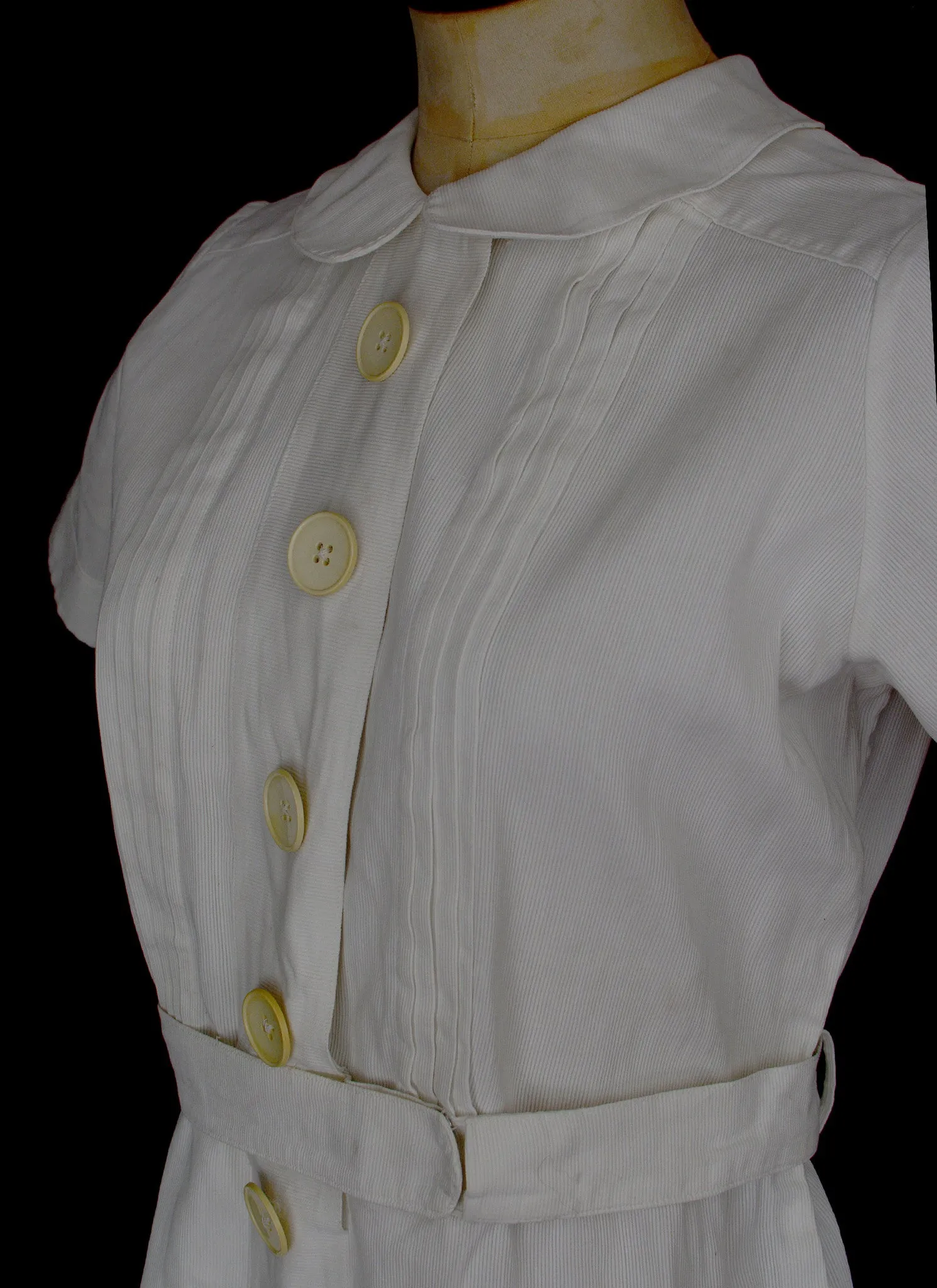 Vintage 1930s White Tennis Dress