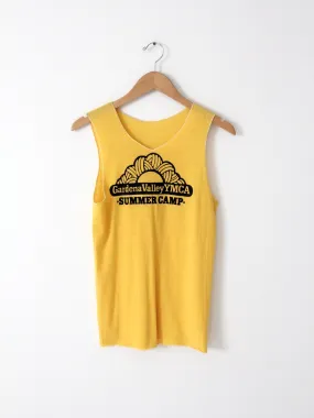 vintage YMCA Summer Camp tank top