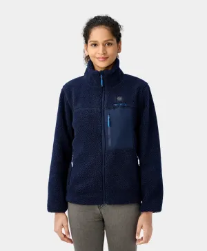 Women's Colorblock Recycled Fleece Heated Jacket