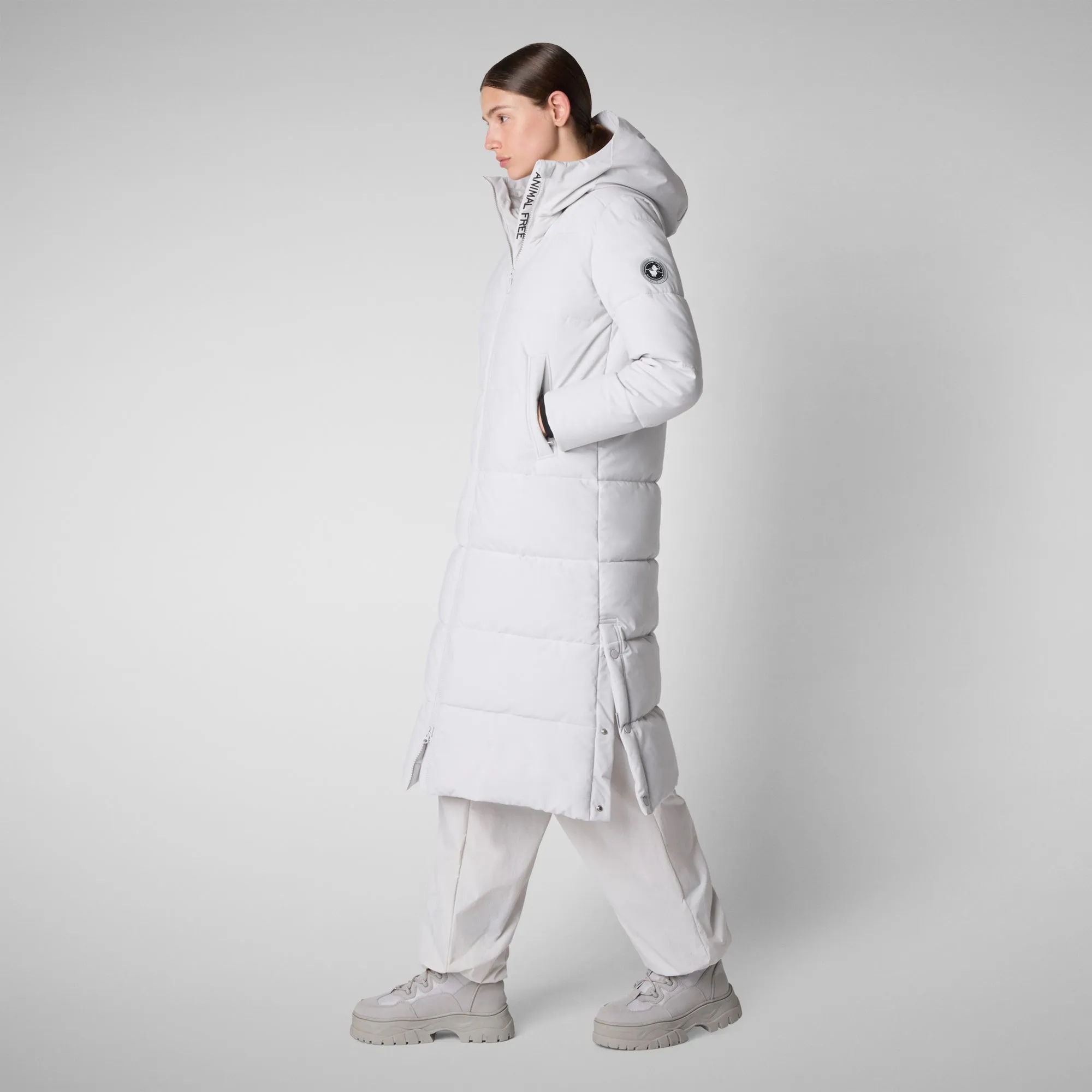 Women's Hooded Parka Missy in fog grey