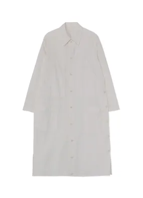 [Y's-Black Name]KHADI SIDE VENT WORK SHIRT COAT