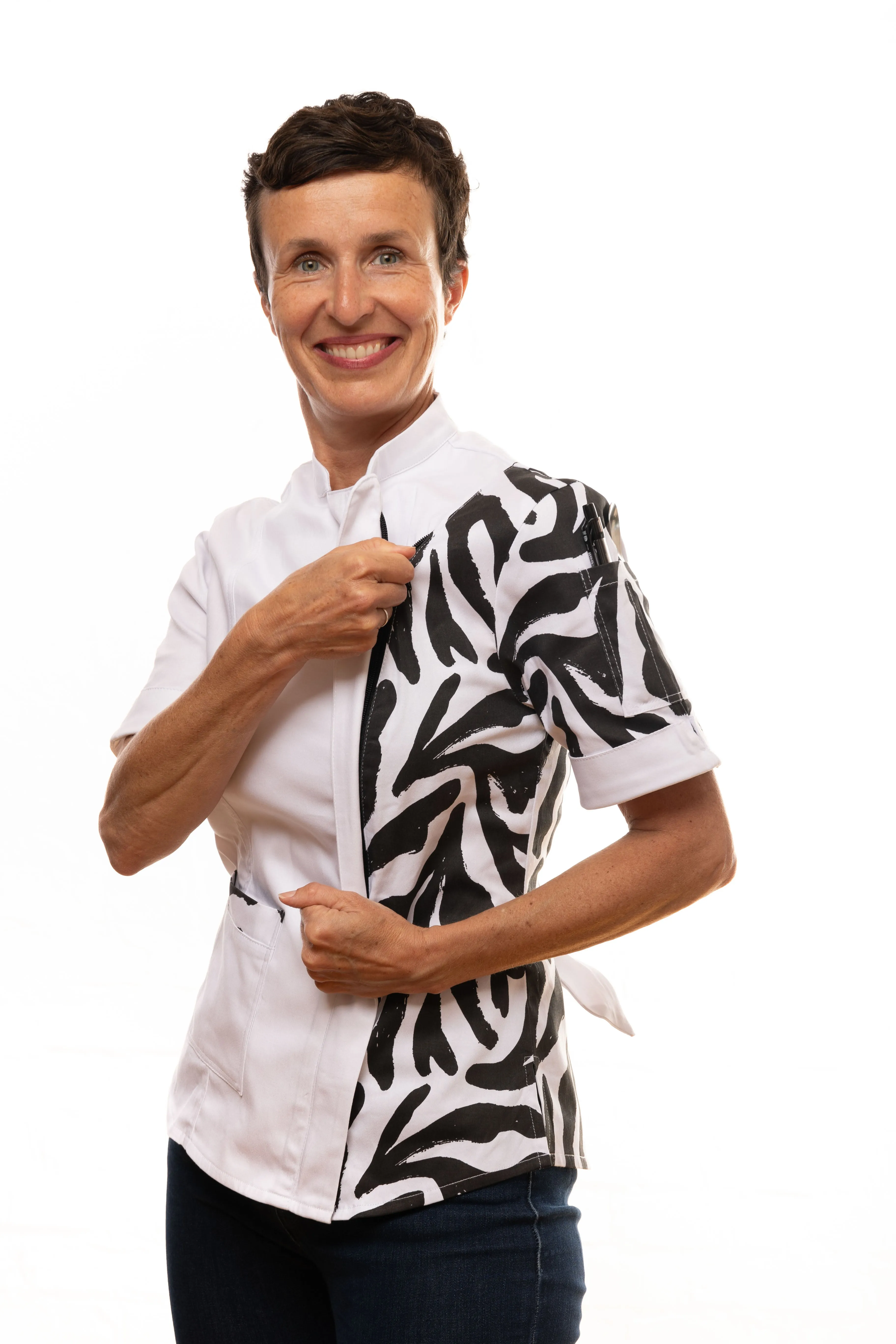 Zephyr Women's Fitted Chef Jacket