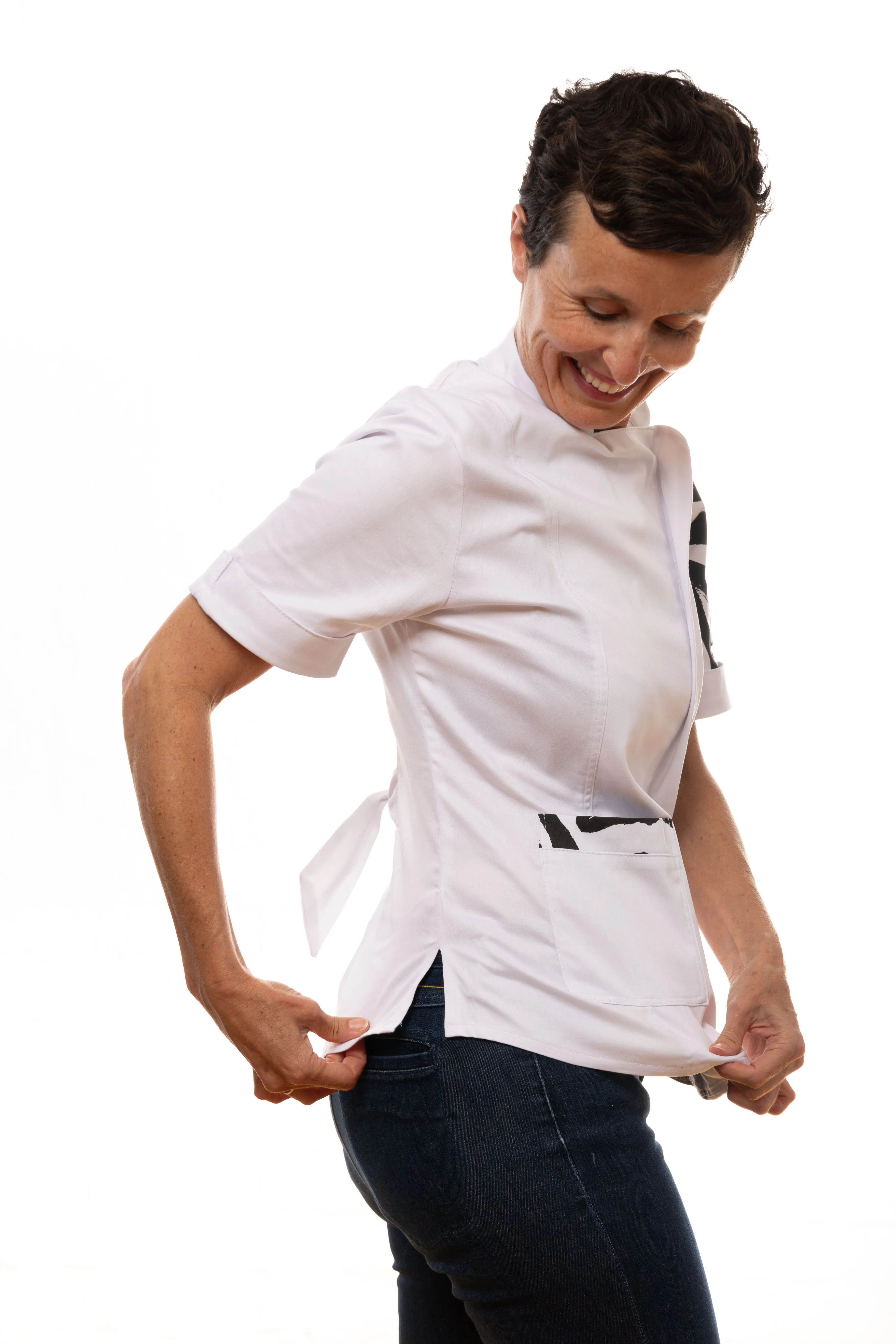 Zephyr Women's Fitted Chef Jacket